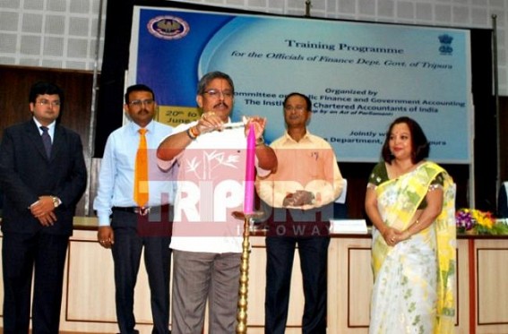 Tainted Ayyangar inaugurates training program for officials of Finance Department